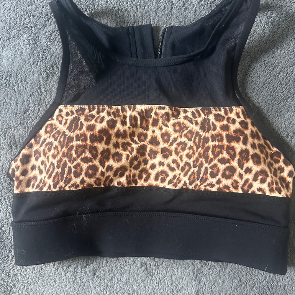 Zyia Leopard Print Sports Bra